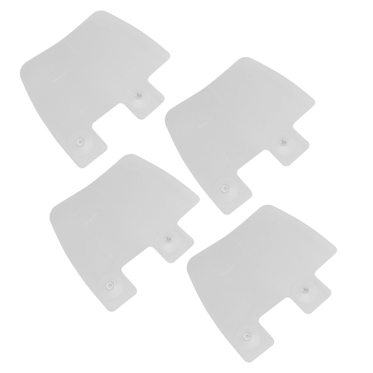4Pcs Sink Splashing Guard Faucet Tap Mat ABS Water Catcher Draining Pad for Kitchen