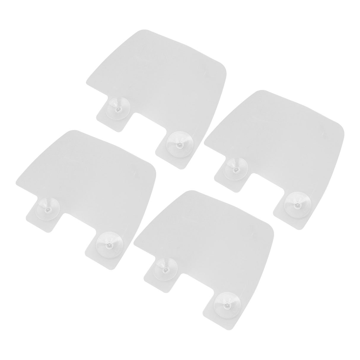 4Pcs Sink Splashing Guard Faucet Tap Mat ABS Water Catcher Draining Pad for Kitchen
