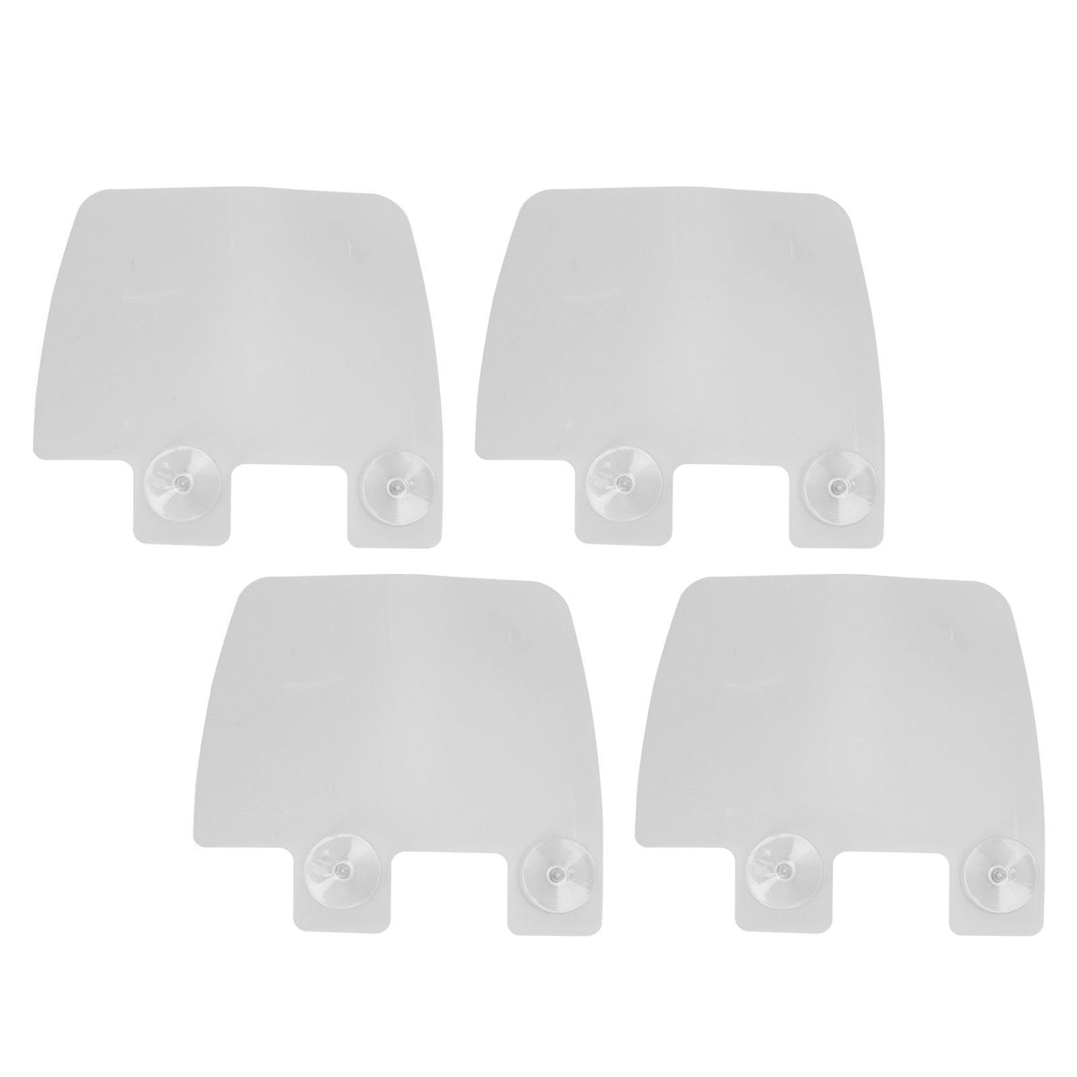 4Pcs Sink Splashing Guard Faucet Tap Mat ABS Water Catcher Draining Pad for Kitchen