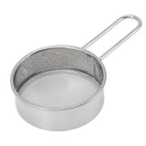 Flour Sieve Strainer 304 Stainless Steel Lightweight Easy Cleaning Ergonomic Handle Mesh Round Sifter for Baking