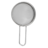 Flour Sieve Strainer 304 Stainless Steel Lightweight Easy Cleaning Ergonomic Handle Mesh Round Sifter for Baking - Extra Image