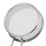 Flour Sieve Strainer 304 Stainless Steel Lightweight Easy Cleaning Ergonomic Handle Mesh Round Sifter for Baking - Extra Image