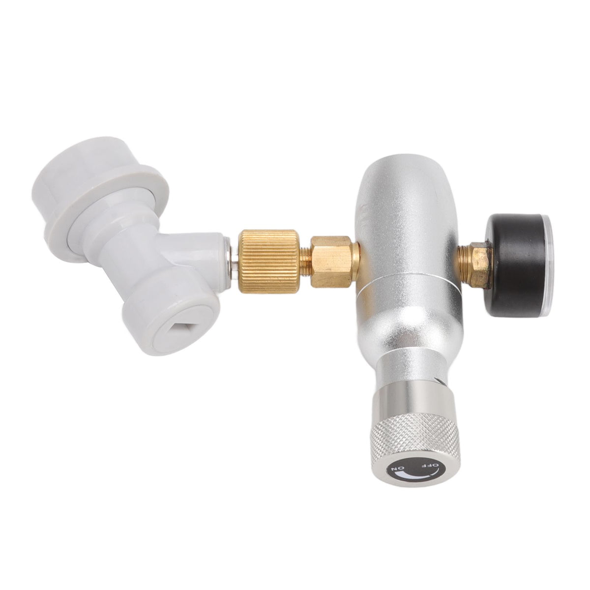 Beer Keg Charger CO2 Dispenser High Accuracy CO2 Gas Ball Lock Keg Regulator for Soda Beverage