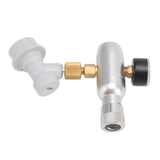 Beer Keg Charger CO2 Dispenser High Accuracy CO2 Gas Ball Lock Keg Regulator for Soda Beverage - Top-Down View