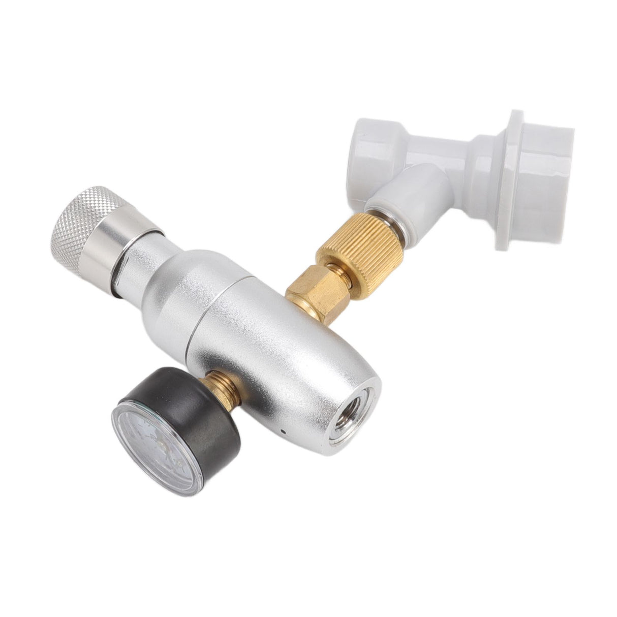 Beer Keg Charger CO2 Dispenser High Accuracy CO2 Gas Ball Lock Keg Regulator for Soda Beverage