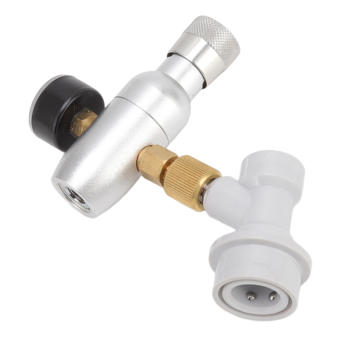 Beer Keg Charger CO2 Dispenser High Accuracy CO2 Gas Ball Lock Keg Regulator for Soda Beverage