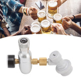 Beer Keg Charger CO2 Dispenser High Accuracy CO2 Gas Ball Lock Keg Regulator for Soda Beverage