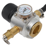 Soda Water Automatic Beer Maker 2nd Stage Pressure Gauge Black Hose Distributor Set with Safety Valve for Household - Extra Image