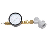 Beer Brew Adjustable Pressure Relief Valve Cola Keg Pressure Gauge Beer Keg Regulator 0‑15PSI