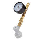 Beer Brew Adjustable Pressure Relief Valve Cola Keg Pressure Gauge Beer Keg Regulator 0‑15PSI