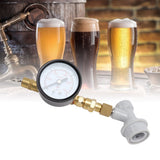Beer Brew Adjustable Pressure Relief Valve Cola Keg Pressure Gauge Beer Keg Regulator 0‑15PSI - Extra Image