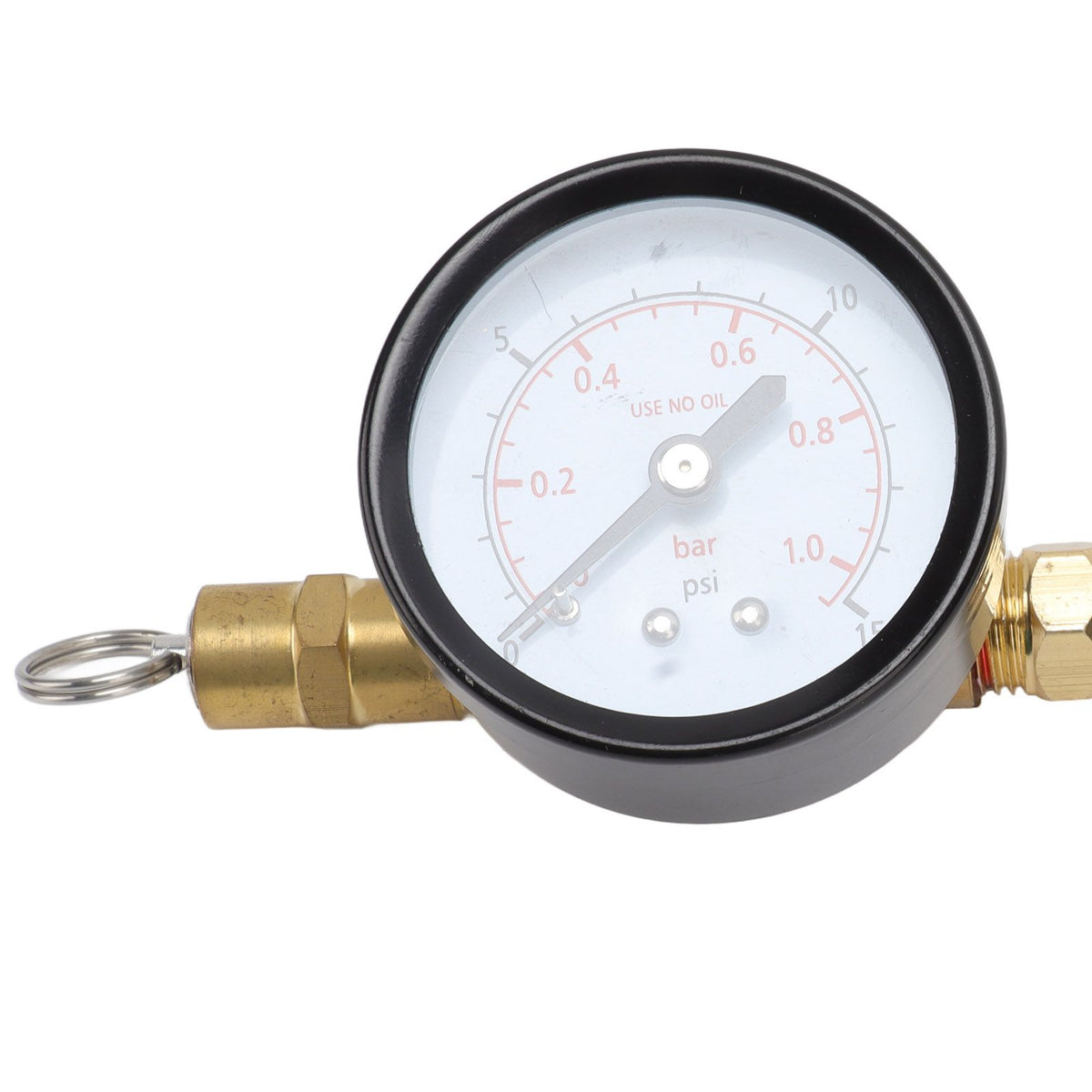 Beer Brew Adjustable Pressure Relief Valve Cola Keg Pressure Gauge Beer Keg Regulator 0‑15PSI