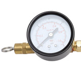 Beer Brew Adjustable Pressure Relief Valve Cola Keg Pressure Gauge Beer Keg Regulator 0‑15PSI