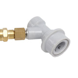 Beer Brew Adjustable Pressure Relief Valve Cola Keg Pressure Gauge Beer Keg Regulator 0‑15PSI