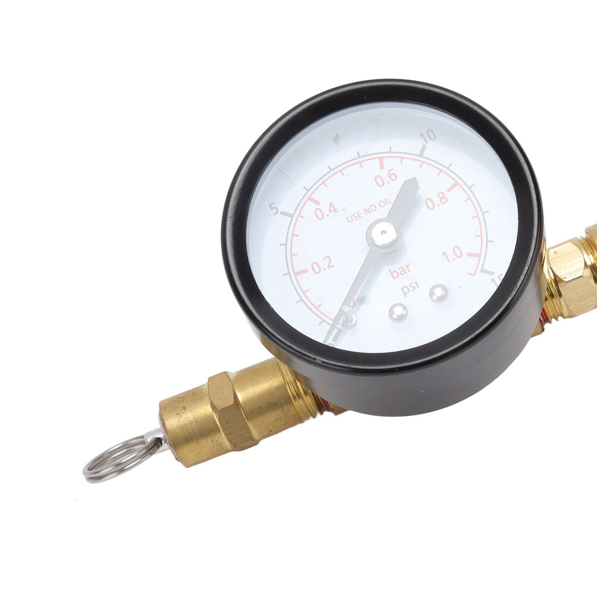 Beer Brew Adjustable Pressure Relief Valve Cola Keg Pressure Gauge Beer Keg Regulator 0‑15PSI