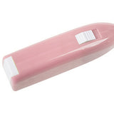 Cordless Electric Hand Mixer Battery Powered Small Plastic Metal Household Hand Mixer for Home Hotel Pink - Low Angle