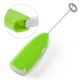 Cordless Electric Hand Mixer Battery Powered Small Plastic Metal Household Hand Mixer for Home Hotel Green