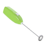 Cordless Electric Hand Mixer Battery Powered Small Plastic Metal Household Hand Mixer for Home Hotel Green