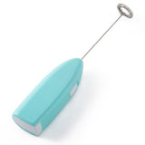 Cordless Electric Hand Mixer Battery Powered Small Plastic Metal Household Hand Mixer for Home Hotel Blue