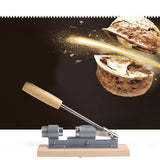 Pecan Nut Cracker Mechanical Regulable Design Wood Stainless Steel Walnut Plier Opener Tool