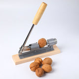 Pecan Nut Cracker Mechanical Regulable Design Wood Stainless Steel Walnut Plier Opener Tool
