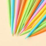 50 PCS Home Cartoon Fruit Fork Innovative Cute Animal Shape Plastic Children Bento Fruit Fork Set