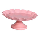 Cake Stand Minimalist Stable Decorative Multi Functional Cake Tray Holder for Cupcake Dessert Fruit Pink S
