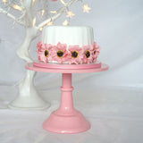 Cake Stand Minimalist Stable Decorative Multi Functional Cake Tray Holder for Cupcake Dessert Fruit Pink S