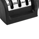 Knife Sharpener 3 Slot Kitchen Knives Sharpen Blade Sharpening Tool for Home Kitchen Black