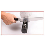Knife Sharpener 3 Slot Kitchen Knives Sharpen Blade Sharpening Tool for Home Kitchen Black - Extra Image