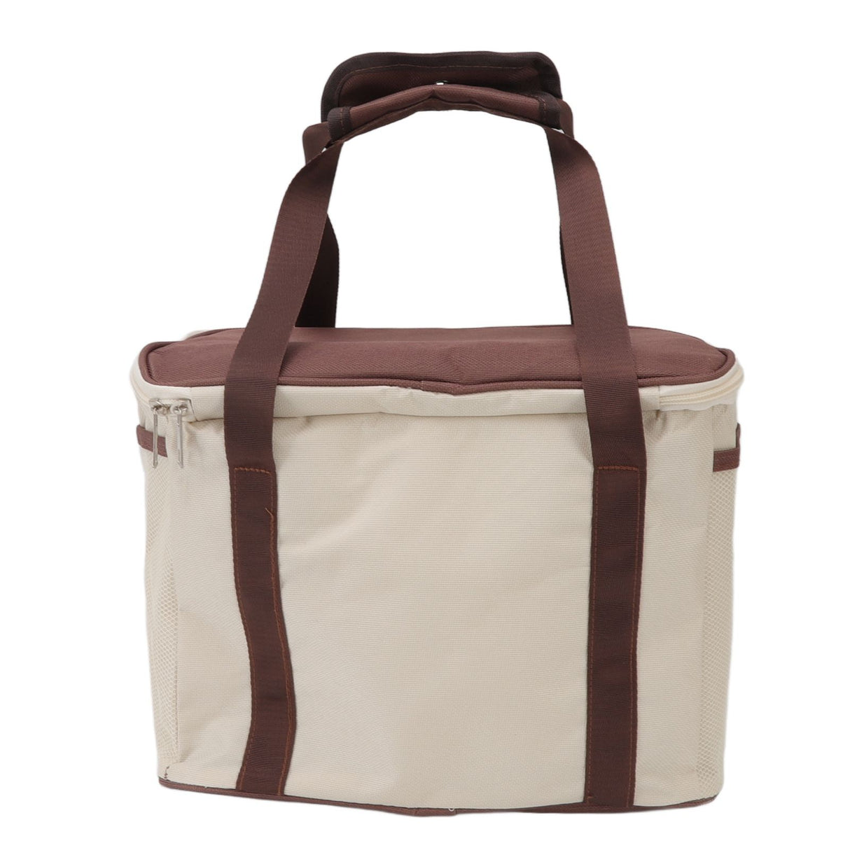 Insulated Lunch Bag Leak Proof Portable Reusable Lunch Box for Students Men Women and Office Workers L Coffee