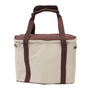 Insulated Lunch Bag Leak Proof Portable Reusable Lunch Box for Students Men Women and Office Workers L Coffee