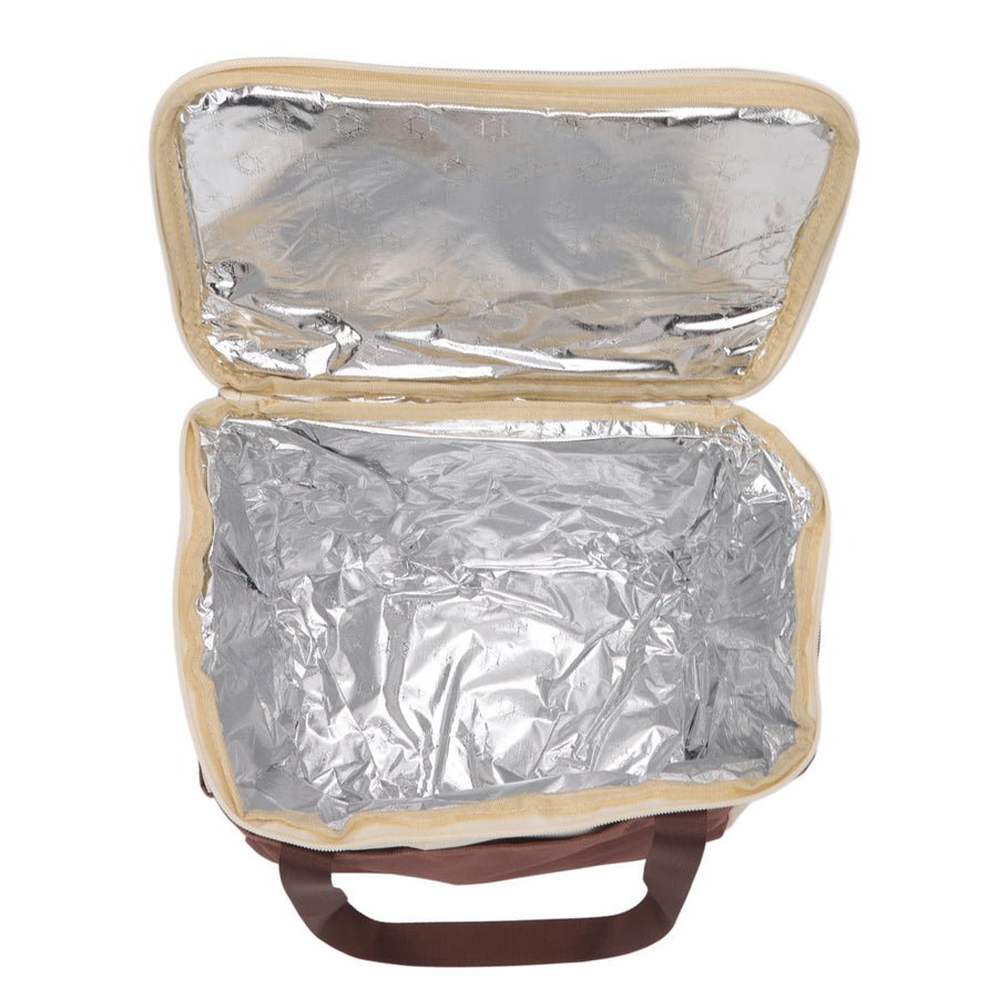 Insulated Lunch Bag Leak Proof Portable Reusable Lunch Box for Students Men Women and Office Workers L Coffee