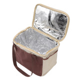 Insulated Lunch Bag Leak Proof Portable Reusable Lunch Box for Students Men Women and Office Workers L Coffee