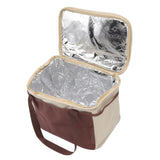 Insulated Lunch Bag Leak Proof Portable Reusable Lunch Box for Students Men Women and Office Workers L Coffee