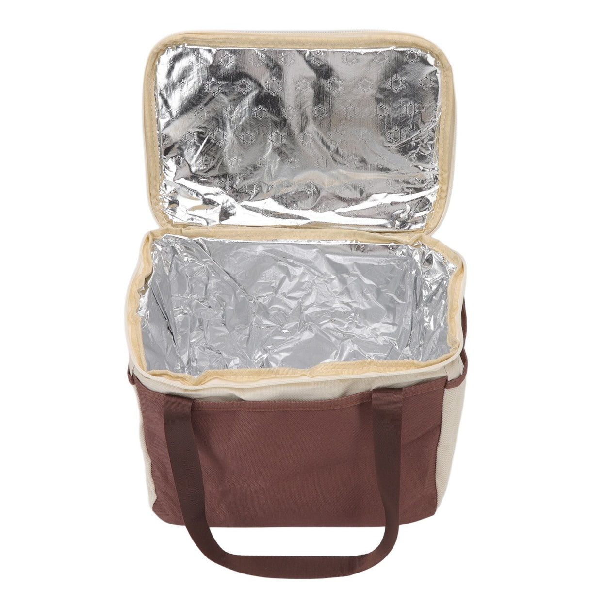 Insulated Lunch Bag Leak Proof Portable Reusable Lunch Box for Students Men Women and Office Workers L Coffee
