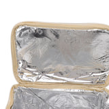 Insulated Lunch Bag Leak Proof Portable Reusable Lunch Box for Students Men Women and Office Workers L Coffee