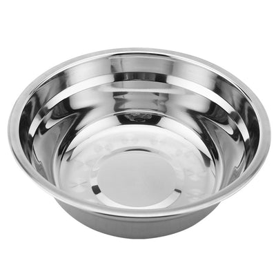 26cm Stainless Steel Basin Mixing Bowl Thicken Heavy Duty Deeper Edge Mirror Finish Salad Bowl