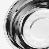 26cm Stainless Steel Basin Mixing Bowl Thicken Heavy Duty Deeper Edge Mirror Finish Salad Bowl