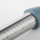 Adjustable Thicknes Flour Rolling Pin with Scale Mat Dough Scraper 430 Stainless Steel Cooking Tools Baking Utensils