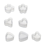 7Pcs Sushi Ball Mold Cartoon Style Food Grade PP Easy Operation Widely Used Sushi Mold for Household Bar DIY - Front View