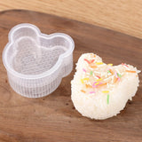 7Pcs Sushi Ball Mold Cartoon Style Food Grade PP Easy Operation Widely Used Sushi Mold for Household Bar DIY - Extra Image