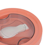 Insulated Bowl Leakage Proof 304 Stainless Steel Interior Thermal Soup Bowl with Handle for Noodle Bento 850ml Orange - Close-Up Angle