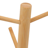 Coffee Cup Holder Space Saving Bamboo Coffee Mug Tree Rack Holder Organizer for Storage Display Drying Mugs
