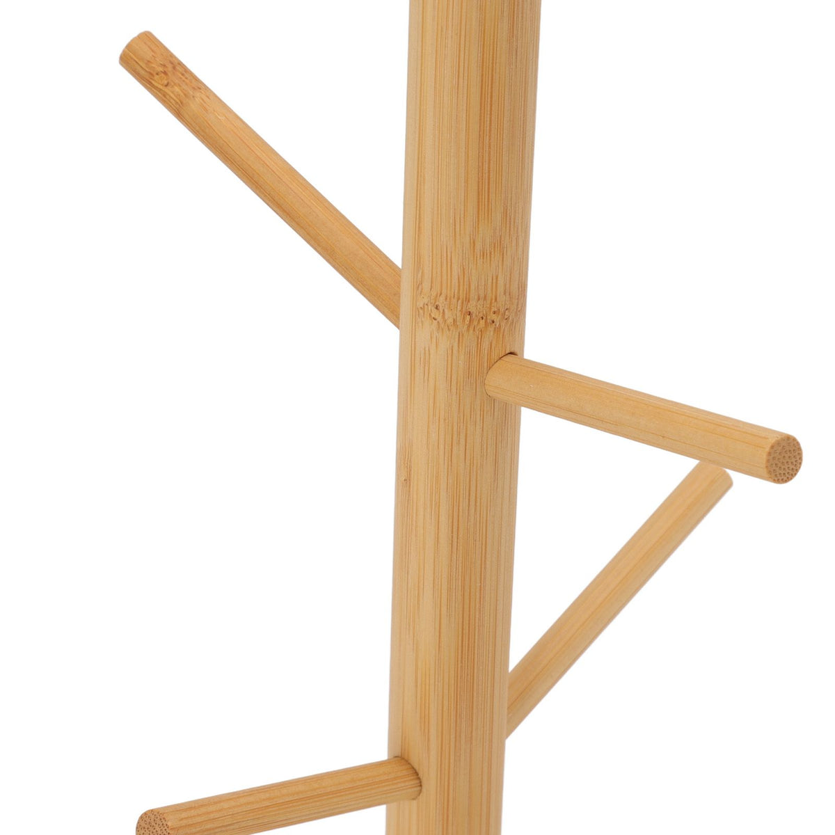 Coffee Cup Holder Space Saving Bamboo Coffee Mug Tree Rack Holder Organizer for Storage Display Drying Mugs