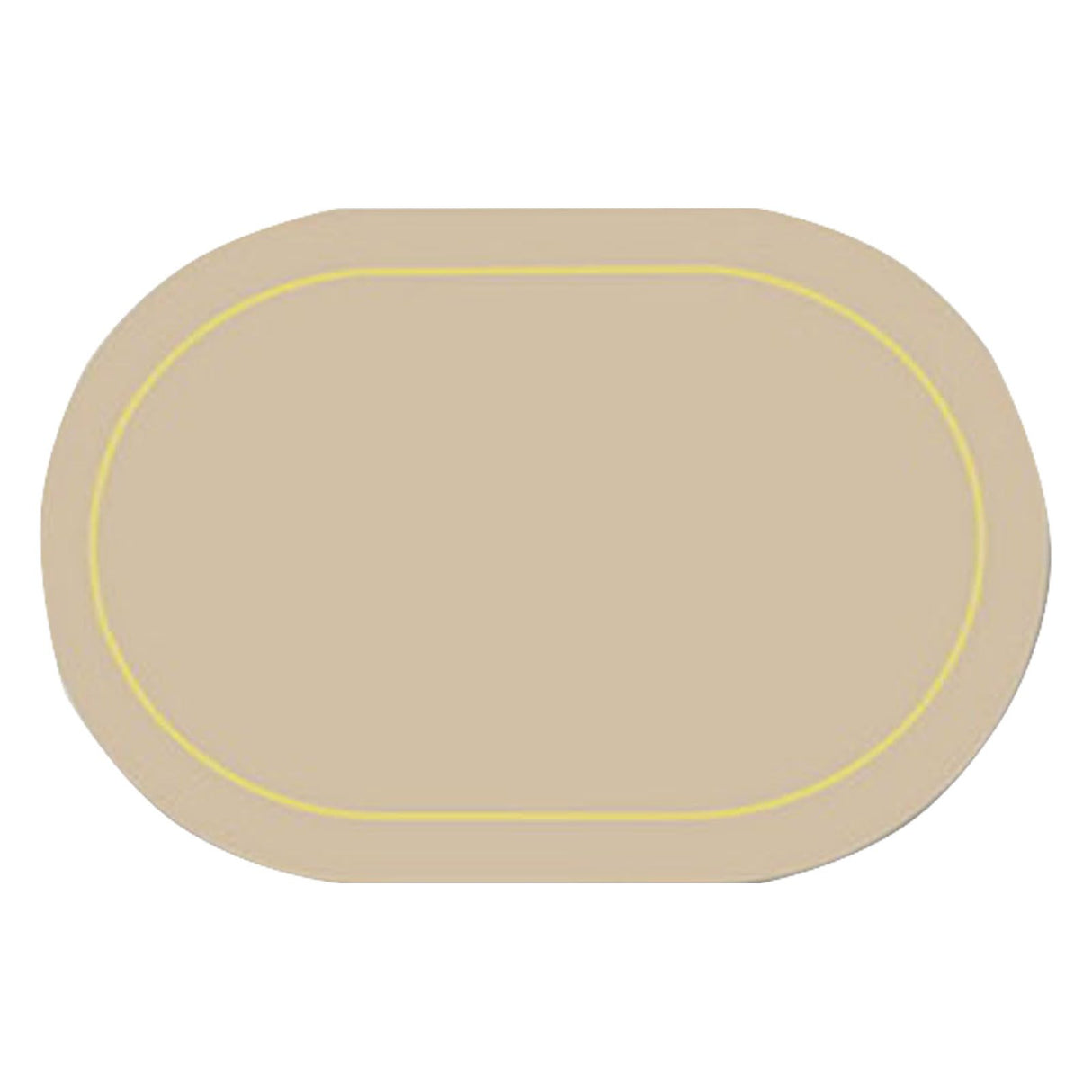 2Pcs Leather Oval Dining Food Mat Oil Proof Insulation Restaurant Table Home Hotel Non Slip Bowl Pad Placemat Light Gray