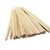 1000 Pcs Wooden Ice Cream Stick 14x0.5x0.1cm Craft Sticks for Wax Tongue Depressor - Side View