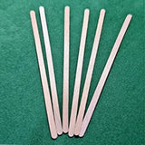 1000 Pcs Wooden Ice Cream Stick 14x0.5x0.1cm Craft Sticks for Wax Tongue Depressor