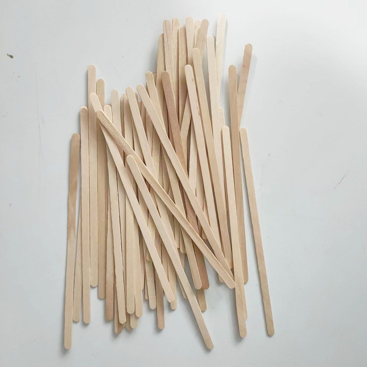 1000 Pcs Wooden Ice Cream Stick 14x0.5x0.1cm Craft Sticks for Wax Tongue Depressor