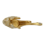 Luxury Swan Wine Rack Innovative Desktop Wine Cabinet Decorative Ornaments for Living Room Office Gold - Extra Image